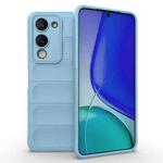 For vivo Y19 5G Global / Y29s 5G Global Magic Shield TPU + Flannel Phone Case(Light Blue)
