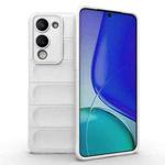 For vivo Y19 5G Global / Y29s 5G Global Magic Shield TPU + Flannel Phone Case(White)