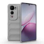 For vivo Y400 Pro 5G India Magic Shield TPU + Flannel Phone Case(Grey)