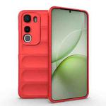 For vivo Y400 5G Global Magic Shield TPU + Flannel Phone Case(Red)