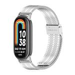 For Xiaomi Mi Band 8 / 9 / 9 NFC Mijobs Stainless Steel Metal Watch Band(Silver)