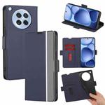 For OPPO Find X8s 5G Twill Texture Side Button Leather Phone Case(Blue)