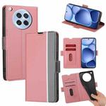 For OPPO Find X8s 5G Twill Texture Side Button Leather Phone Case(Pink)