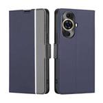 For Huawei nova 11 Pro 4G / 11 Ultra 4G Twill Texture Side Button Leather Phone Case(Blue)