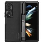 For Samsung Galaxy Z Fold4 5G / W23 NILLKIN Frosted Fold PC + TPU Phone Case(Black)