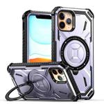 For iPhone 11 Pro Armor Series Holder Phone Case(Light Purple)