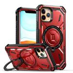 For iPhone 11 Pro Armor Series Holder Phone Case(Red)