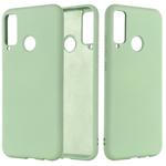 For Huawei Honor Play 4T Solid Color Liquid Silicone Shockproof Full Coverage Protective Case(Green)