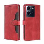 For Infinix Note 30 5G Skin Feel Magnetic Buckle Leather Phone Case(Red)