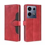 For Infinix Note 30 VIP 5G Skin Feel Magnetic Buckle Leather Phone Case(Red)