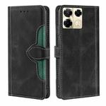 For Infinix Note 40 Pro 5G Skin Feel Magnetic Buckle Leather Phone Case(Black)