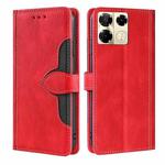 For Infinix Note 40 Pro 5G Skin Feel Magnetic Buckle Leather Phone Case(Red)