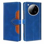 For Infinix Zero 40 4G Skin Feel Magnetic Buckle Leather Phone Case(Blue)