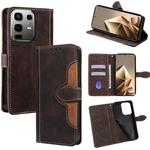 For Infinix Note 50 4G Skin Feel Magnetic Buckle Leather Phone Case(Brown)