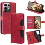 For Infinix Note 50 4G Skin Feel Magnetic Buckle Leather Phone Case(Red)
