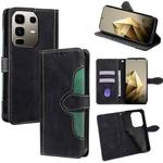 For Infinix Note 50 Pro+ 5G Skin Feel Magnetic Buckle Leather Phone Case(Black)