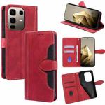 For Infinix Note 50 Pro+ 5G Skin Feel Magnetic Buckle Leather Phone Case(Red)