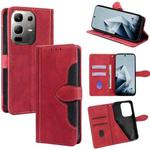 For Infinix Note 50x 5G Skin Feel Magnetic Buckle Leather Phone Case(Red)