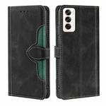 For OPPO Reno12 5G Global Skin Feel Magnetic Buckle Leather Phone Case(Black)