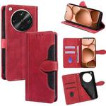 For OPPO Find X8 Ultra 5G Skin Feel Magnetic Buckle Leather Phone Case(Red)