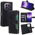 For OPPO F29 5G Global Skin Feel Magnetic Buckle Leather Phone Case(Black)