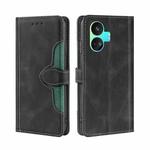 For Realme GT Neo5 SE Skin Feel Magnetic Buckle Leather Phone Case(Black)