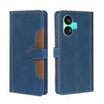 For Realme GT Neo5 SE Skin Feel Magnetic Buckle Leather Phone Case(Blue)