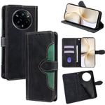 For Realme 14 Pro 5G Global Skin Feel Magnetic Buckle Leather Phone Case(Black)