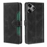 For Tecno Pova 6 Pro 5G Skin Feel Magnetic Buckle Leather Phone Case(Black)