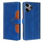 For Tecno Pova 6 Pro 5G Skin Feel Magnetic Buckle Leather Phone Case(Blue)