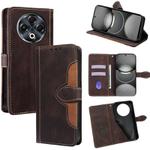 For Tecno Spark 30 4G Skin Feel Magnetic Buckle Leather Phone Case(Brown)