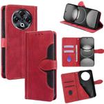 For Tecno Spark 30 4G Skin Feel Magnetic Buckle Leather Phone Case(Red)