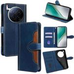 For Tecno Camon 40 Premier 5G Skin Feel Magnetic Buckle Leather Phone Case(Blue)