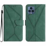 For T-Mobile T Phone 5G Stitching Embossed Leather Phone Case(Green)