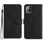 For T-Mobile T Phone Pro 5G Stitching Embossed Leather Phone Case(Black)