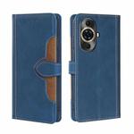 For Huawei nova 11 Pro 4G / 11 Ultra 4G Skin Feel Magnetic Buckle Leather Phone Case(Blue)