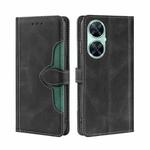 For Huawei Enjoy 60 Pro / nova 11i Skin Feel Magnetic Buckle Leather Phone Case(Black)