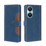 For Huawei Enjoy 60 Pro / nova 11i Skin Feel Magnetic Buckle Leather Phone Case(Blue)