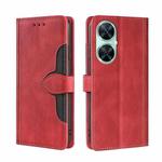 For Huawei Enjoy 60 Pro / nova 11i Skin Feel Magnetic Buckle Leather Phone Case(Red)