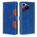 For Huawei Pura 70 Pro / 70 Pro+ 5G Skin Feel Magnetic Buckle Leather Phone Case(Blue)