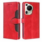 For Huawei Pura 70 Ultra 5G Skin Feel Magnetic Buckle Leather Phone Case(Red)