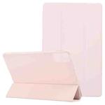 For Xiaomi Redmi Pad SE 2023 Three-fold Holder Flip Tablet Leather Case(Light Pink)