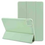 For Xiaomi Pad 6 Max 14 Three-fold Holder Flip Tablet Leather Case(Mint Green)