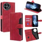 For OnePlus Ace 5 / 5 Pro Skin Feel Magnetic Buckle Leather Phone Case(Red)
