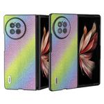 For vivo X Fold2 ABEEL Diamond Black Edge Phone Case(Rainbow Diamond)