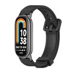 For Xiaomi Mi Band 8 Mijobs Silicone Breathable Watch Band(Black)