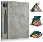 For Xiaomi Mi Pad 5 Solid Color 360 Degrees Rotation Tablet Leather Case with Holder(Grey)