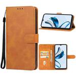 For Blackview Oscal Tiger 10 Leather Phone Case(Brown)