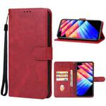 For Infinix Hot 30 Play NFC Leather Phone Case(Red)