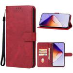 For Infinix Note 40 Leather Phone Case(Red)